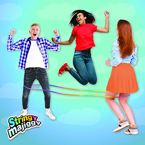 Ja-Ru 2CHILL Chinese Jump Rope by (Pack of 2) Colorful Stretch Rope | Item #733-2SL - Image 3